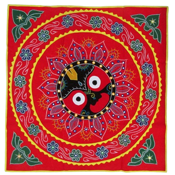 Applique_Red_Velvet_Jagannath_4X4